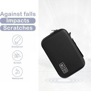 MOSISO Hard Electronic Organizer Cords Mouse Computer Accessories Customizable